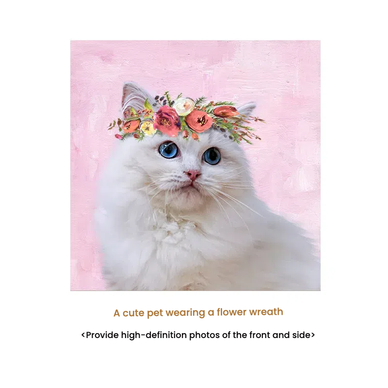 Custom Digital Pet Portrait — Get Ready in 24 Hours